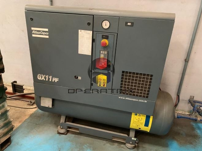 COMPRESSOR DE PARAFUSO ATLAS COPCO GX11FF Operatrix