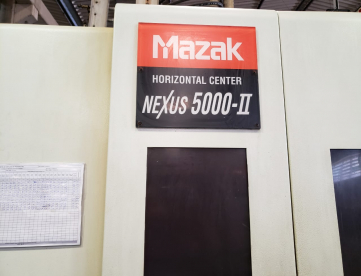 Foto: CENTRO DE USINAGEM HORIZONTAL DUPLO PALLET - MAZAK - NEXUS 5000II - ANO 2007 - 730 x 730 x 740MM