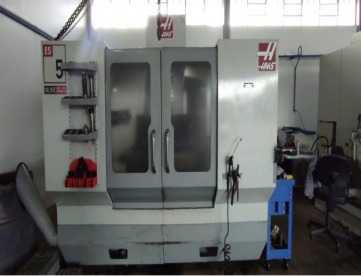 Foto: CENTRO DE USINAGEM HORIZONTAL HAAS - ES-5-4AX - ANO 2009