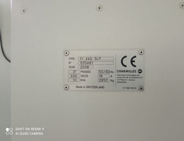 Foto: ELETROEROSÃO A FIO - CHARMILLES ROBOFIL - MODELO FI 440 SLP - ANO 2008