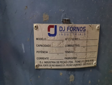 Foto: FORNO ELÉTRICO CADINHO PARA INJEÇÃO DE ALUMINIO - 38KW - MARCA DJ