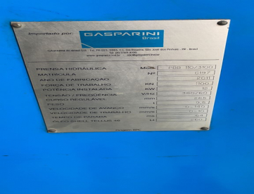 Foto: DOBRADEIRA CNC GASPARINI MOD. PBB 110/3100 - 3000MM X 6MM - ANO 2011