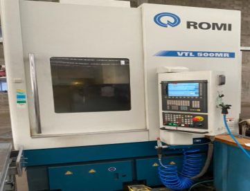 Foto: TORNO VERTICAL CNC - ROMI - VTL500MR - ANO 2019 - COM FERRAMENTA ACIONADA