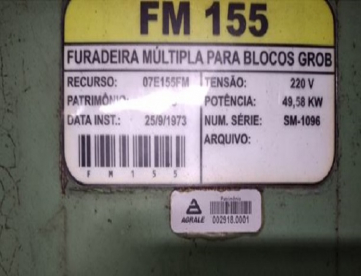 Foto: FURADEIRA MULTIPLA FM-155 GROB