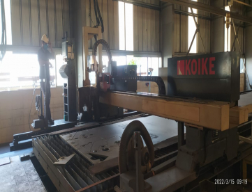 Foto: CORTE A PLASMA CNC - KOIKE - ANO 2012 - MESA DE 3.200 x 23.500 MM - CORTA CHAPA DE 32MM