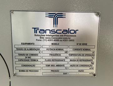 Foto: UNIDADE DE AGUA GELADA TRANSCALOR 30.000 KCAL -ANO 2015