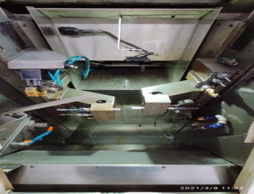 Foto: TORNO CNC CABEÇOTE MOVEL - TORNOS - SIGMA 20 - ANO 2007 - COM ALIMENTADOR DE BARRAS
