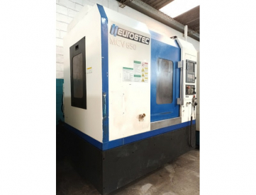 Foto: CENTRO DE USINAGEM VERTICAL EUROSTEC MCV-650 - 650MM X 420MM X 500MM - ANO 2018