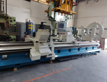 Foto: TORNO ROMI CNC E-55 C II - 1300MM X 6500MM - COMANDO FAGOR