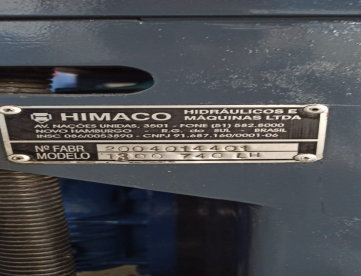 Foto: INJETORA DE PLASTICOS HIMACO RAPID 1300/740 LH -ANO 2004