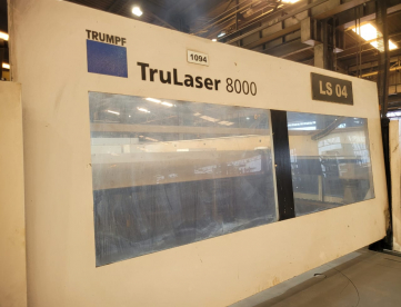 Foto: MÁQUINA DE CORTE A LASER - TRUMPF - TRULASER 8000 - ANO 2011 - 6000 WATTS - 8000MM x 2500MM