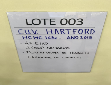 Foto: LOTE KONE 003 - CENTRO DE USINAGEM VERTICAL - HARTFORD - HCMC 1682 - ANO 2013 - COM 4º EIXO - 1600 x 820 x 680 MM