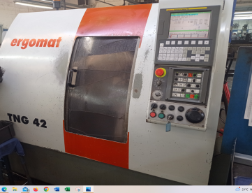 Foto: TORNO AUTOMÁTICO CNC TIPO GANG - ERGOMAT - TNG 42 - ANO 2007