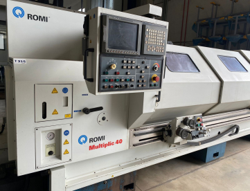 Foto: TORNO CNC - ROMI - MULTIPLIC 40 - ANO 2008 - 580 x 3000 MM