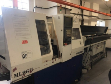 Foto: TORNO AUTOMATICO CNC HANWHA ML26 H -ANO 2001