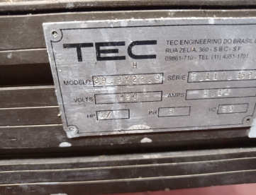 Foto: ESTEIRA TRANSPORTADORA -TEC ENGINEERING - PARA DIVERSOS PROCESSO LARGURA 1000 X 9 MTS