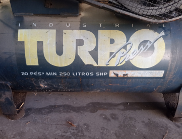 Foto: COMPRESSOR DE AR -MARCA TURBO 20 PES -250 LITROS