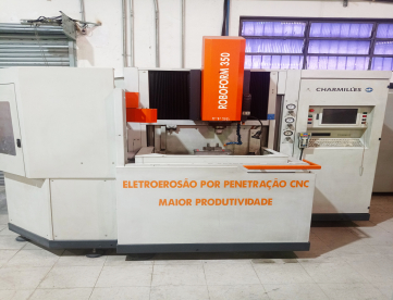 Foto: ELETROEROSÃO PENETRAÇÃO CNC CHARMILLES ROBOFORM 350 -350 X 250 X 300 -ANO 2005
