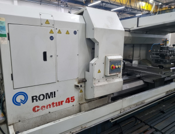 Foto: TORNO CNC - ROMI - CENTUR 45 - ANO 2012 - 850 x 3000 MM