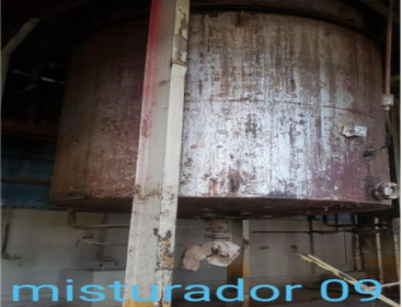 Foto: MISTURADOR EM AÇO INOX 304 -12000 LITROS -ALTURA 3,450 - DIAMETRO 2.100