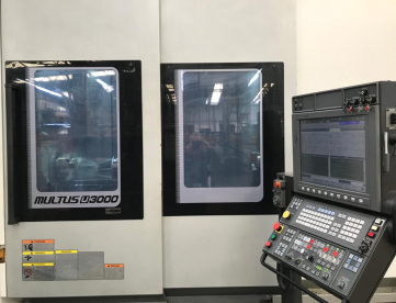 Foto: CENTRO DE TORNEAMENTO OKUMA  9 EIXOS  MULTITAREFA   MULTUS U300 -1500 X 320 MM - ANO 2014 - INSTALADO EM 2017