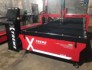 Foto: MÁQUINA DE CORTE PLASMA E OXICORTE CNC XTREME PARA CHAPAS - FONTE SUMIG OU BOXER - POTÊNCIA 80A E 125A  - NOVA