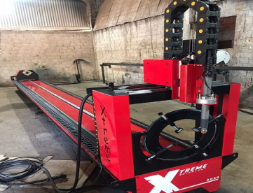 Foto: MÁQUINA DE CORTE PLASMA E OXICORTE CNC XTREME PARA TUBOS - FONTE SUMIG OU BOXER - POTÊNCIA 80A E 125A  - NOVA