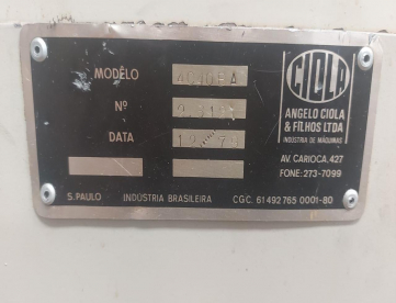 Foto: PRENSA HIDRAULICA CIOLA  -MODELO AC 40BA -40 TONELADAS