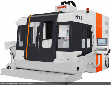 Foto: CENTRO DE USINAGEM VERTICAL HIGH SPEED TAKUMI H13 - 900MM x 1300MM x 700MM - Nova