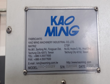 Foto: CENTRO DE USINAGEM PORTAL CNC - KAO MING - KMC 3000 SV - ANO 2018 - 3000 x 1800 x 1000 MM