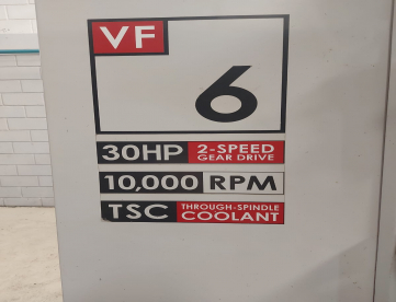 Foto: CENTRO DE USINAGEM VERTICAL - HAAS - VF-6B/40 - ANO 2006 - 1800 x 1100 x 800 MM