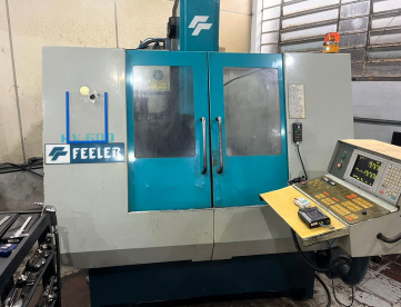 Foto: CENTRO DE USINAGEM VERTICAL - FEELER – FV600 – ANO 1998 - 600 x 500 x 500 MM