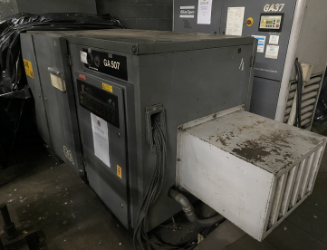 Foto: LOTE RF 0055 - COMPRESSOR PARAFUSO - ATLAS COPCO - GA507 - ANO 2002