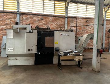 CENTRO DE TORNEAMENTO DUPLA TORRE DANOBAT MOD. WA-750 - 430MM X 520MM - ANO 1996