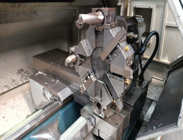 Foto: TORNO CNC - ROMI - CENTUR 35D -  520 x 1500 MM - COM PLACA E CONTRA PONTO HIDRÁULICO - ANO 2008