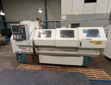 Foto: TORNO CNC - ROMI - CENTUR 35D -  520 x 1500 MM - COM PLACA E CONTRA PONTO HIDRÁULICO - ANO 2008