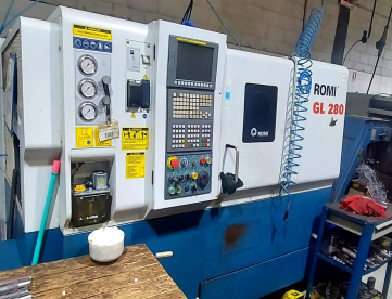 Foto: CENTRO DE TORNEAMENTO ROMI GL280 - 280MM X 540MM - ANO 2009