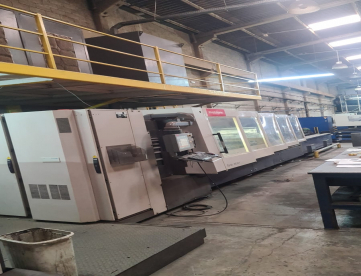 Foto: MAQUINA DE CORTE A LASER CO2 -BYSTRONIC 5200 W- MODELO BYLASER 3015-  AÇO  19mm - ANO 2007