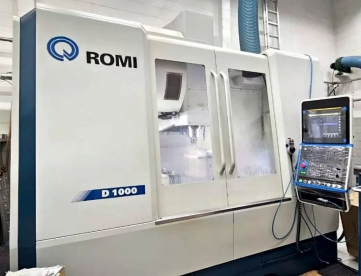 CENTRO DE USINAGEM VERTICAL - ROMI - D1000 - ANO 2019 - 1000 x 610 x 640MM - COMANDO FANUC