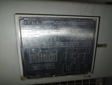 Foto: TRANSFORMADOR ELÉTRICO 500KVA - 13.8 KV / 440/380V +  PAINEL DE ENTRADA 17,5KV