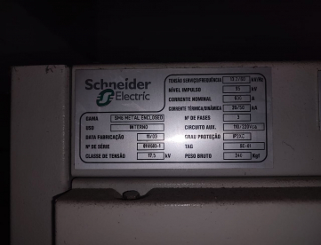 Foto: TRANSFORMADOR ELÉTRICO 500KVA - 13.8 KV / 440/380V +  PAINEL DE ENTRADA 17,5KV