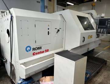 Foto: TORNO CNC - ROMI - CENTUR 50 - ANO 2007 - PLACA DE 1000 MM - USINÁVEL 1000 x 2000 MM
