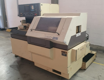 Foto: TORNO CNC TIPO SUIÇO STAR - MODELO JNC 25 - ANO 1988 - COM DUAS TORRES