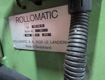 Foto: RETIFICA CILINDRICA CNC PARA BLANKS DE METAL DURO  ROLLOMATIC ALTA PRODUÇÃO -MODELO 148 NP4 - ANO 2000