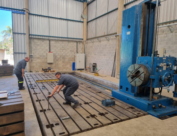 Foto: MANDRILHADORA CONVENCIONAL FLOOR TYPE DEFUM - 8600MM X 2000MM X 1000MM