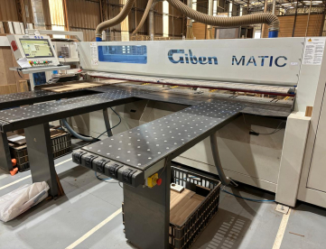 Foto: SECCIONADORA CNC AUTOMÁTICA HORIZONTAL PARA CORTE DE CHAPAS DE COMPENSADO-GIBEN MATIC SP60 -ANO 2021
