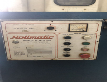Foto: CALANDRA DE CHAPA PARA PRENSA E ESTAMPOS PROGRESSIVOS - ROLLMATIC - MODELO 250 EC - ANO 1989