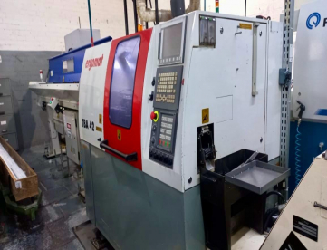 Foto: TORNO AUTOMÁTICO CNC DE CARROS MÚLTIPLOS - ERGOMAT - TBA42 - ANO 2014