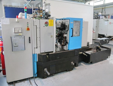Foto: TORNO CNC AUTOMÁTICO  MULTIFUSO SCHUTTE -MODELO SG18 -ACOMPANHA FERRAMENTAL-ANO 2007