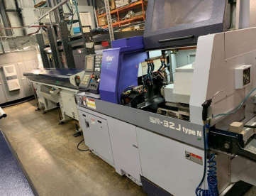 Foto: TORNO CNC AUTOMÁTICO DE CABEÇOTE MOVEL -MODELO STAR SR32J TYPE N  -COM ALIMENTADOR DE BARRAS -ANO 2017